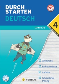 Abbildung von: Durchstarten Deutsch 4. Klasse Mittelschule/AHS Lernhilfe - VERITAS Linz
