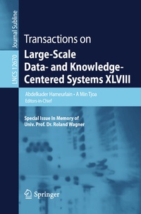 Abbildung von: Transactions on Large-Scale Data- and Knowledge-Centered Systems XLVIII - Springer