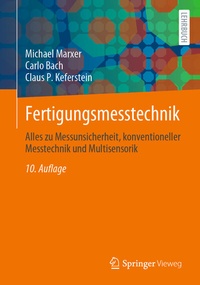 Abbildung von: Fertigungsmesstechnik - Springer Vieweg