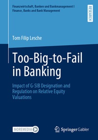 Abbildung von: Too-Big-to-Fail in Banking - Springer Gabler