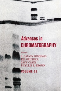 Abbildung von: Advances in Chromatography - CRC Press