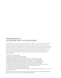 Enlarge image Cover: Transparency - Lulu.com