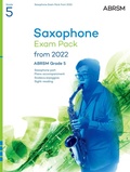 Cover: Saxophone Exam Pack from 2022, ABRSM Grade 5 - Associated Board of the Royal Schools of Music
