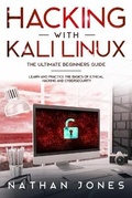 Cover: Hacking with Kali Linux THE ULTIMATE BEGINNERS GUIDE - Amplitudo Ltd