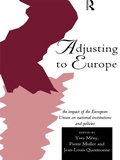 Cover: Adjusting to Europe - Routledge