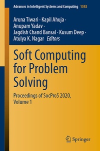 Enlarge image Cover: Soft Computing for Problem Solving - Springer