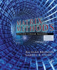 Abbildung von: Matrix Methods - Academic Press