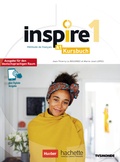 Cover: Inspire 1 - Ausgabe f&uuml;r den deutschsprachigen Raum - Hueber Verlag
