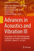 Cover: Advances in Acoustics and Vibration III - Springer