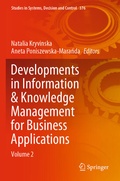Cover: Developments in Information & Knowledge Management for Business Applications - Springer
