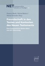 Cover: Freundschaft in den Texten und Kontexten des Neuen Testaments - Narr Francke Attempto Verlag