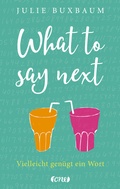 Cover: What to say next - ONE