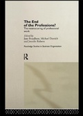 Cover: The End of the Professions? - Routledge