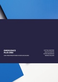 Cover: EMERGENCE  PLUS DREI - Verlag Kettler