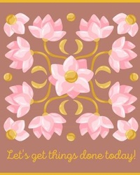 Abbildung von: Let's get things done today - undated hourly agenda - Stephie Simple Press