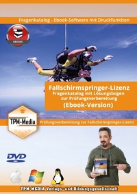 Abbildung von: Fallschirmspringer - Lizenz Fragenkatalog mit Lösungsbogen (eBook) für Windows - TPM-Media Verlags & Bildungsgesellschaft (Zweigniederlassung Deutschland)