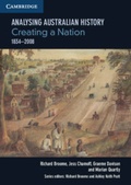 Cover: Analysing Australia History: Creating a Nation (1834-2008) - Cambridge University Press