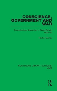 Enlarge image Cover: Conscience, Government and War - Routledge