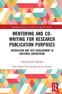Abbildung von: Mentoring and Co-Writing for Research Publication Purposes - Routledge