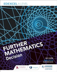 Enlarge image Cover: Edexcel A Level Further Mathematics Decision - Hodder Education