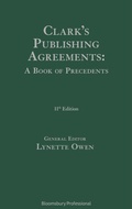 Cover: Clark's Publishing Agreements: A Book of Precedents - Bloomsbury Professional