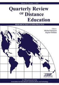 Enlarge image Cover: Quarterly Review of Distance Education Vol 21 Issue 2 - Information Age Publishing