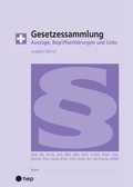 Cover: Gesetzessammlung 2021/2022 (Ausgabe A4) - hep verlag