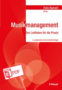 Enlarge image Cover: Musikmanagement - Haupt Verlag