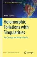 Cover: Holomorphic Foliations with Singularities - Springer