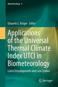 Cover: Applications of the Universal Thermal Climate Index UTCI in Biometeorology - Springer