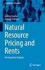 Cover: Natural Resource Pricing and Rents - Springer