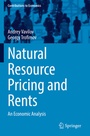 Cover: Natural Resource Pricing and Rents - Springer
