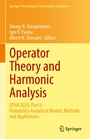 Cover: Operator Theory and Harmonic Analysis - Springer