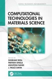 Enlarge image Cover: Computational Technologies in Materials Science - CRC Press
