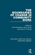 Cover: The Boundaries of Change in Community Work - Routledge