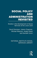 Cover: Social Policy and Administration Revisited - Routledge