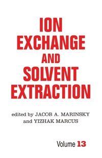Abbildung von: Ion Exchange and Solvent Extraction - CRC Press