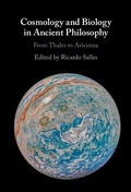 Bild: Cosmology and Biology in Ancient Philosophy - Cambridge University Press