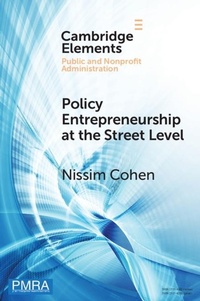 Abbildung von: Policy Entrepreneurship at the Street Level - Cambridge University Press