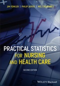 Cover: Practical Statistics for Nursing and Health Care - Wiley-ISTE