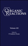 Cover: Organic Reactions, Volume 105 - Wiley-Scrivener