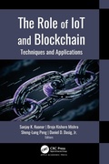 Cover: The Role of IoT and Blockchain - Apple Academic Press Inc.