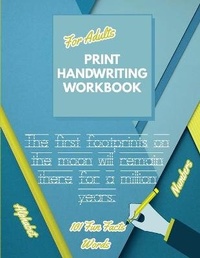 Abbildung von: Print Handwriting Workbook for Adults - Marinescu Daniela-Mariana