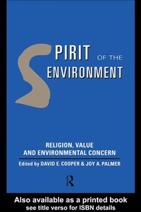 Enlarge image Cover: Spirit of the Environment - Routledge