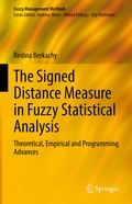 Cover: The Signed Distance Measure in Fuzzy Statistical Analysis - Springer