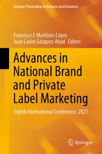 Abbildung von: Advances in National Brand and Private Label Marketing - Springer