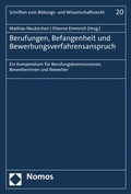 Cover: Berufungen, Befangenheit und Bewerbungsverfahrensanspruch - Nomos