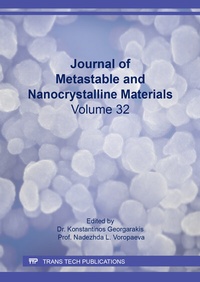 Abbildung von: Journal of Metastable and Nanocrystalline Materials Vol. 32 - Trans Tech Publications Ltd