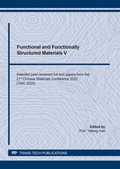 Cover: Functional and Functionally Structured Materials V - Trans Tech Publications Ltd