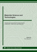Cover: Materials Science and Technologies - Trans Tech Publications Ltd